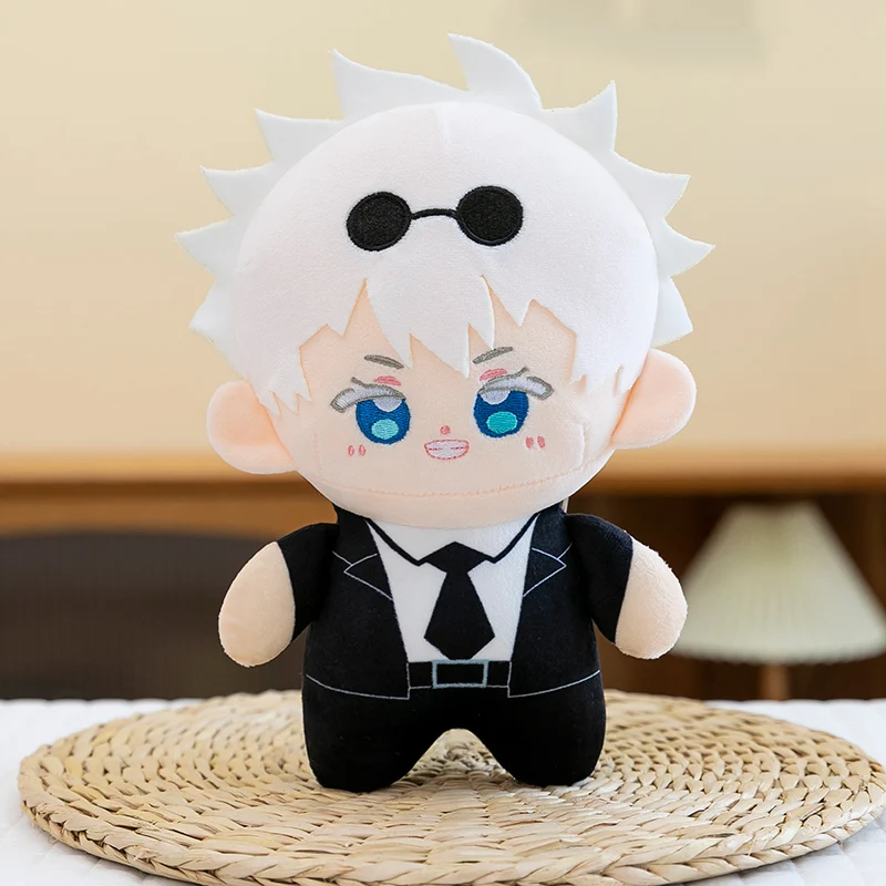 Cartoon Gojo Satoru Geto Suguru Nanami Kento Fushiguro Megumi Itadori Yuji Plush Toys Jujutsu Kaisen Stuffed Dolls Fans Gift