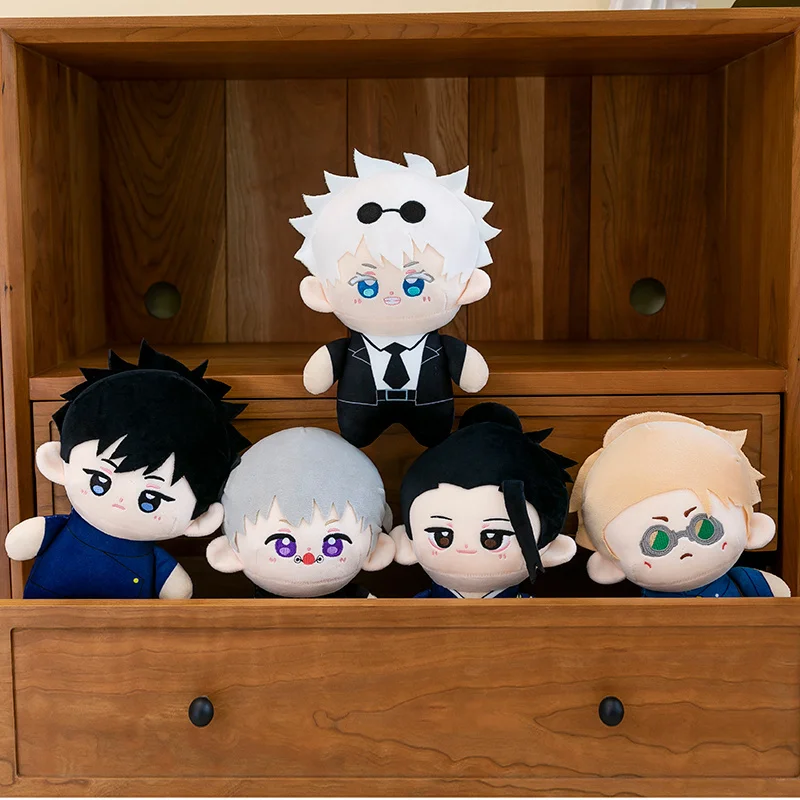 Cartoon Gojo Satoru Geto Suguru Nanami Kento Fushiguro Megumi Itadori Yuji Plush Toys Jujutsu Kaisen Stuffed Dolls Fans Gift