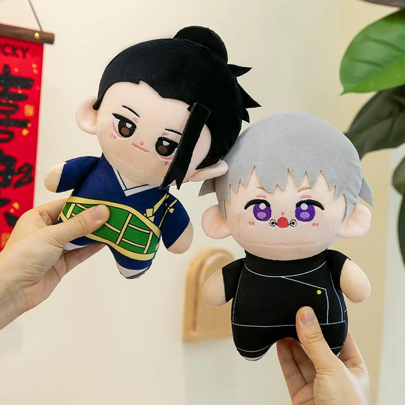 Cartoon Gojo Satoru Geto Suguru Nanami Kento Fushiguro Megumi Itadori Yuji Plush Toys Jujutsu Kaisen Stuffed Dolls Fans Gift