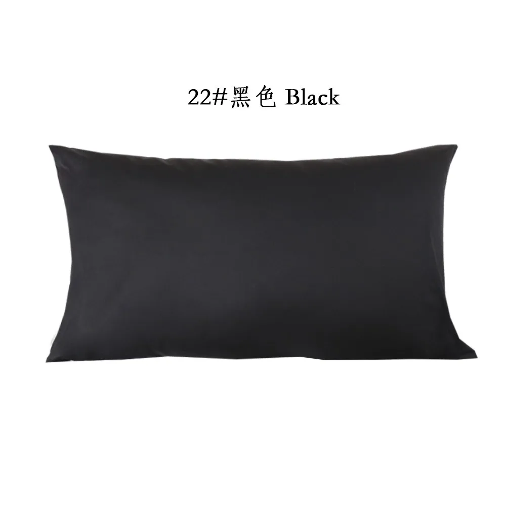 48X74/ 50x70 / 50x152cm Cotton Twill Cushion Cover Zipper Long Strip Bed Pillow Cover Bedroom Sofa Household Products