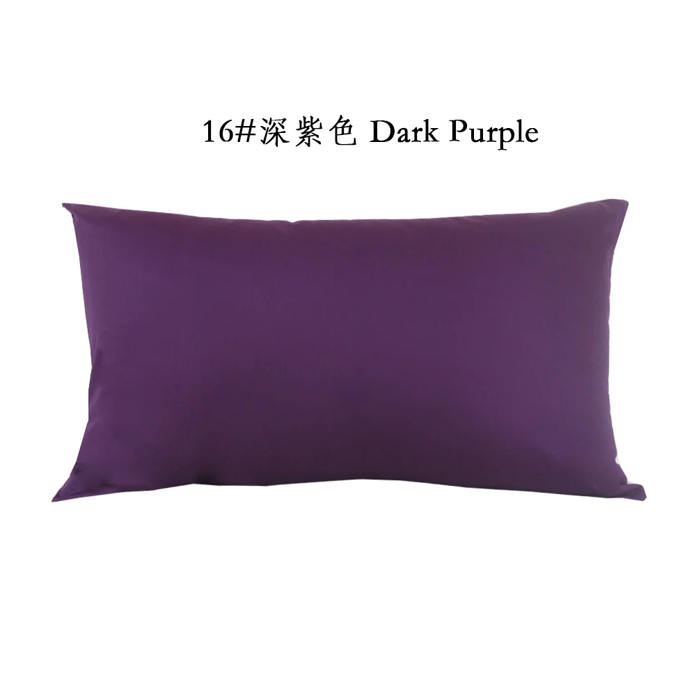 48X74/ 50x70 / 50x152cm Cotton Twill Cushion Cover Zipper Long Strip Bed Pillow Cover Bedroom Sofa Household Products