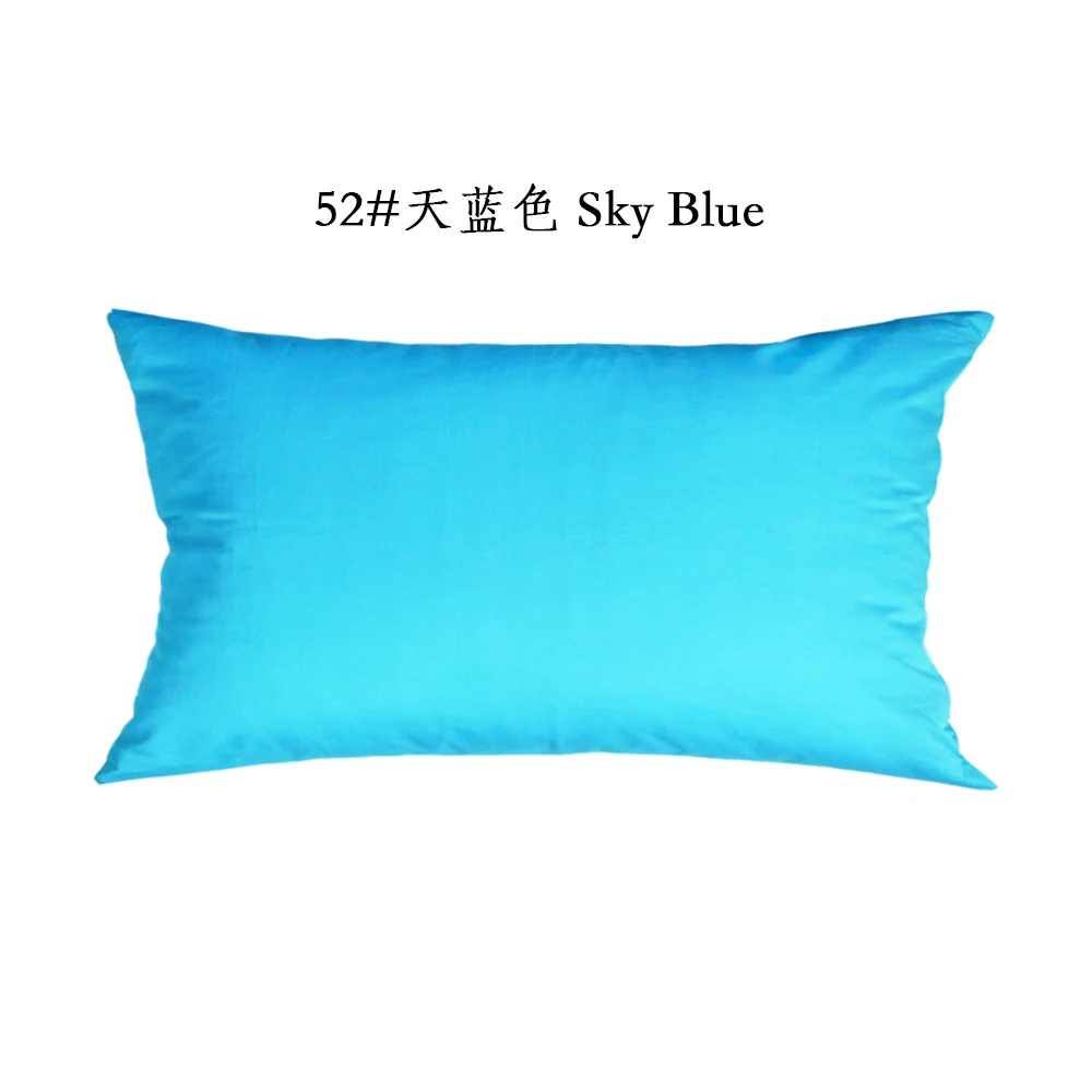 48X74/ 50x70 / 50x152cm Cotton Twill Cushion Cover Zipper Long Strip Bed Pillow Cover Bedroom Sofa Household Products