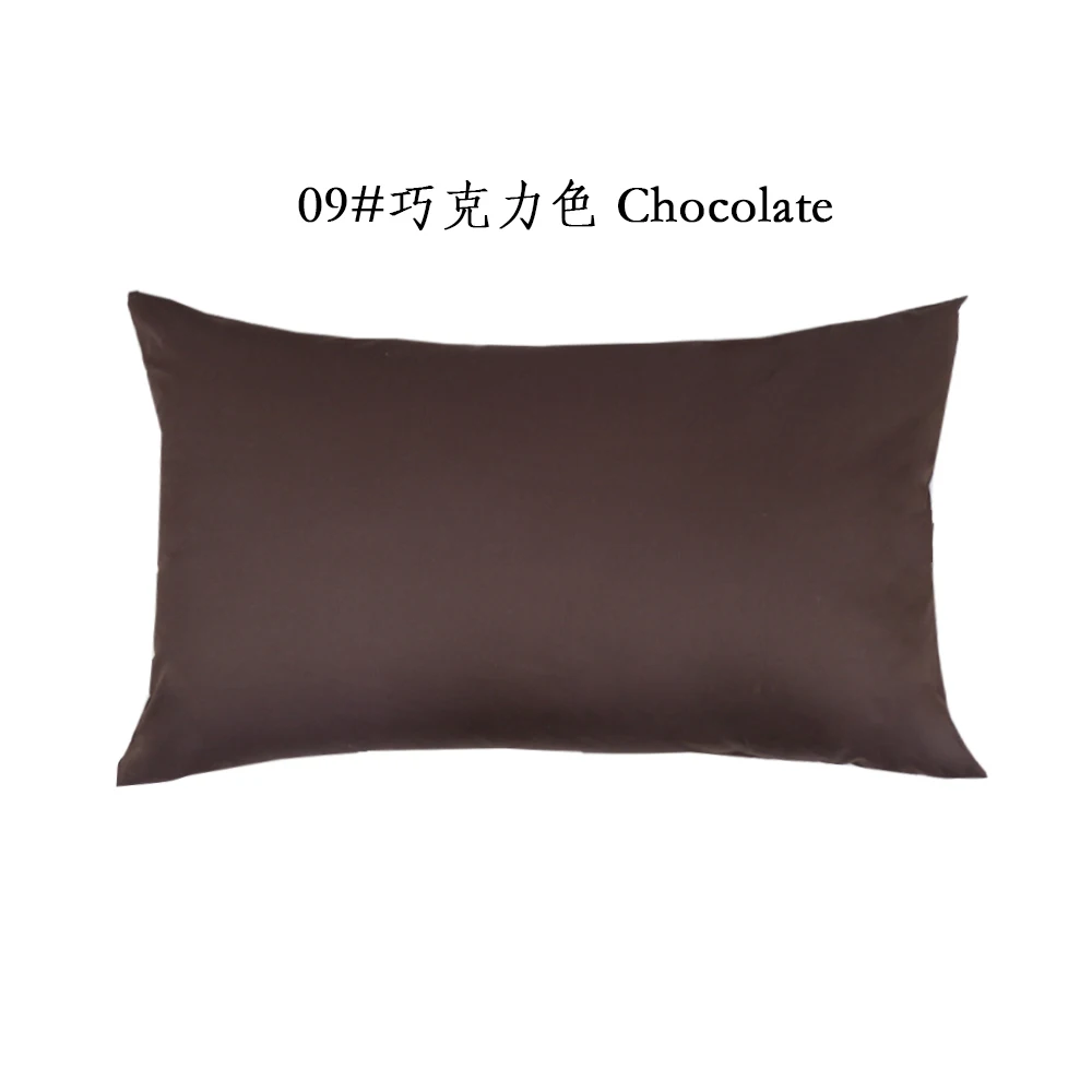 48X74/ 50x70 / 50x152cm Cotton Twill Cushion Cover Zipper Long Strip Bed Pillow Cover Bedroom Sofa Household Products