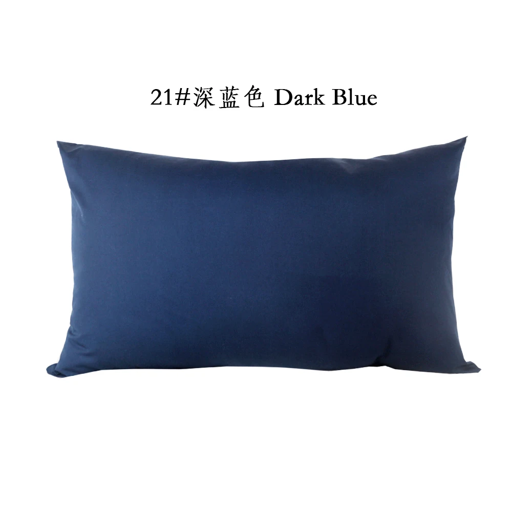 48X74/ 50x70 / 50x152cm Cotton Twill Cushion Cover Zipper Long Strip Bed Pillow Cover Bedroom Sofa Household Products