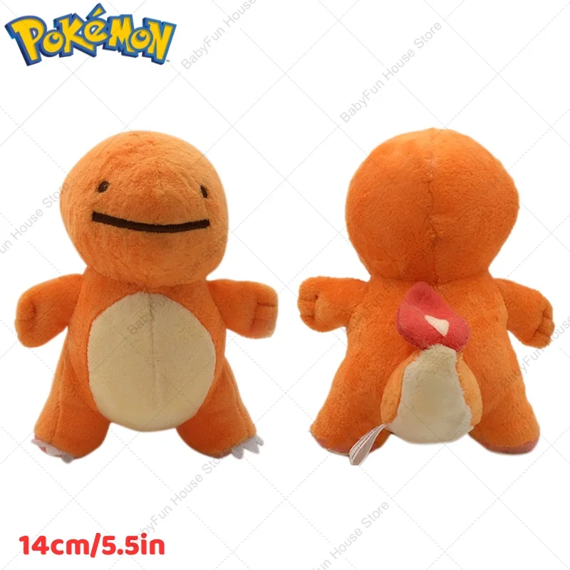 Pokemon Q Version Mimikyu Gengar Charmander Plush Toys Kawaii Cartoon Wooper Stuffed Animals Peluche Dolls Birthday Gifts Kids