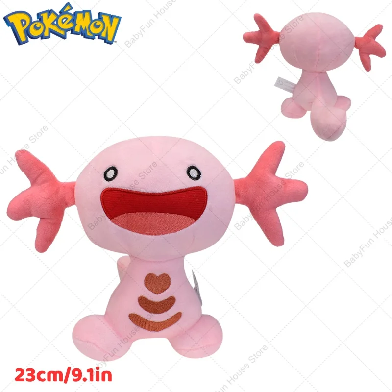 Pokemon Q Version Mimikyu Gengar Charmander Plush Toys Kawaii Cartoon Wooper Stuffed Animals Peluche Dolls Birthday Gifts Kids