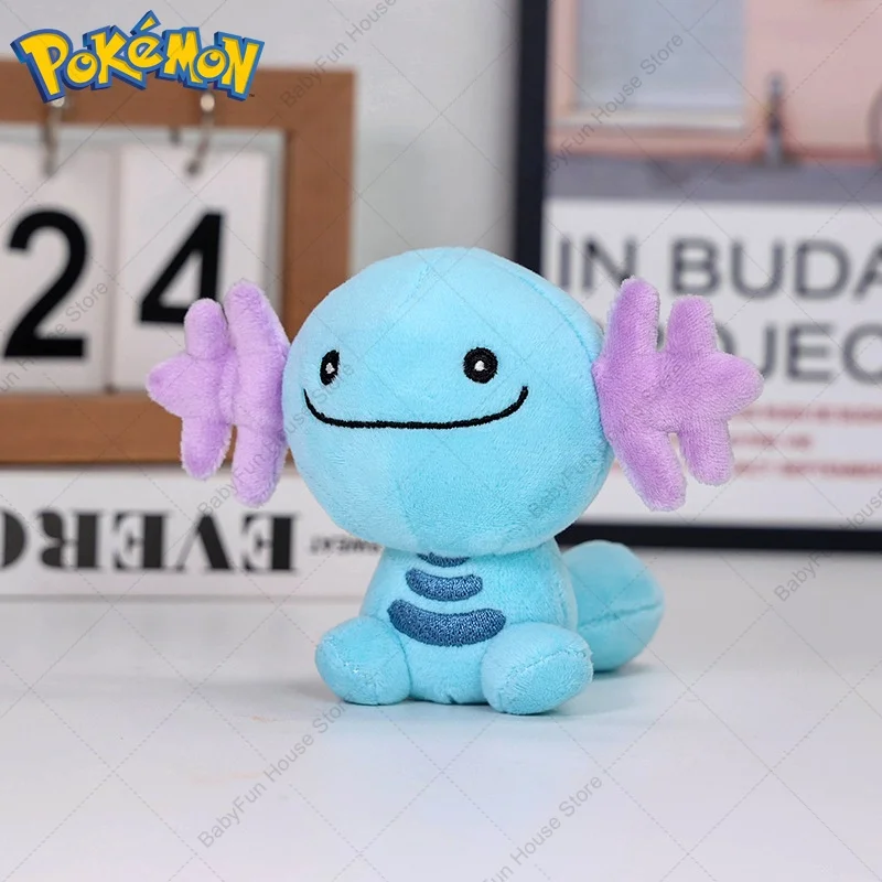 Pokemon Q Version Mimikyu Gengar Charmander Plush Toys Kawaii Cartoon Wooper Stuffed Animals Peluche Dolls Birthday Gifts Kids
