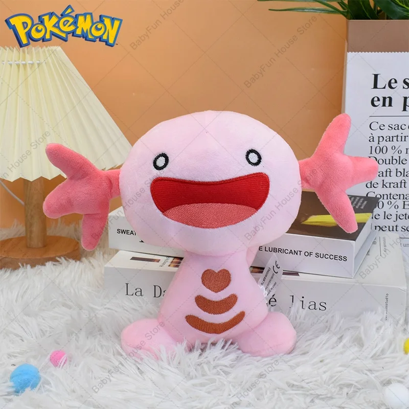 Pokemon Q Version Mimikyu Gengar Charmander Plush Toys Kawaii Cartoon Wooper Stuffed Animals Peluche Dolls Birthday Gifts Kids