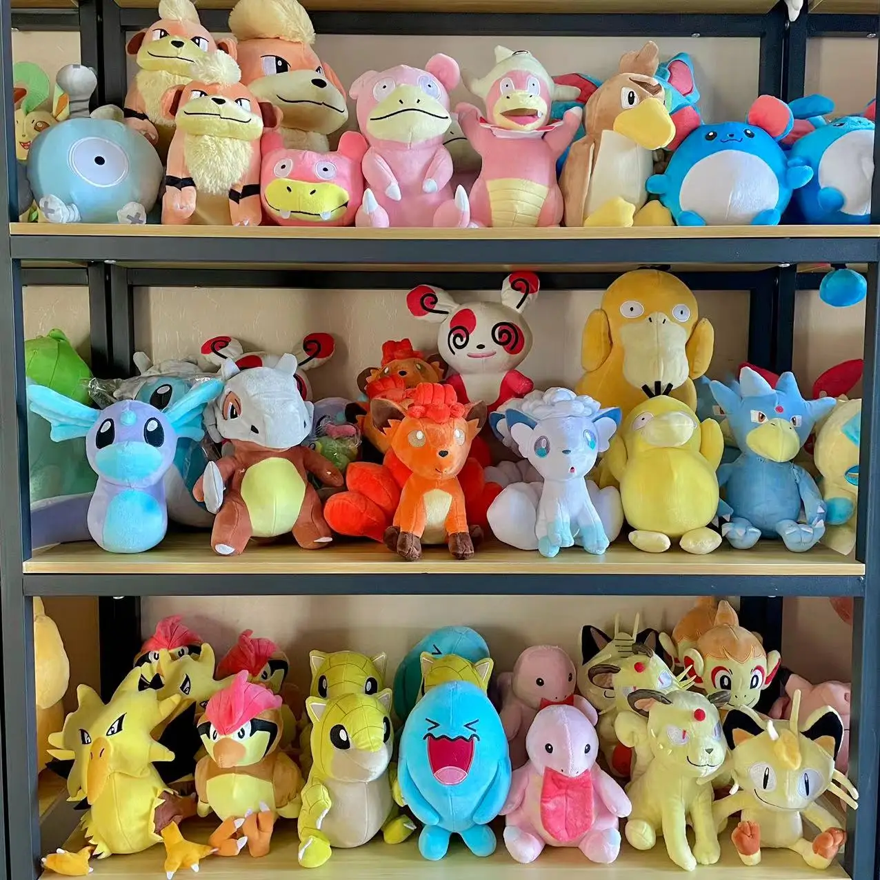 20cm Lovely Pokemon Diglett Growlithe Plush Doll Cartoon Mr. Mime Magnemite Plush Toy Farfetch'd Aerodactyl Plushie Kids Gifts