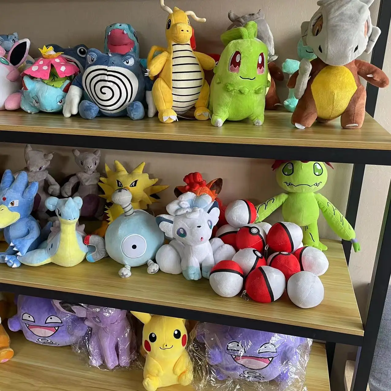 20cm Lovely Pokemon Diglett Growlithe Plush Doll Cartoon Mr. Mime Magnemite Plush Toy Farfetch'd Aerodactyl Plushie Kids Gifts