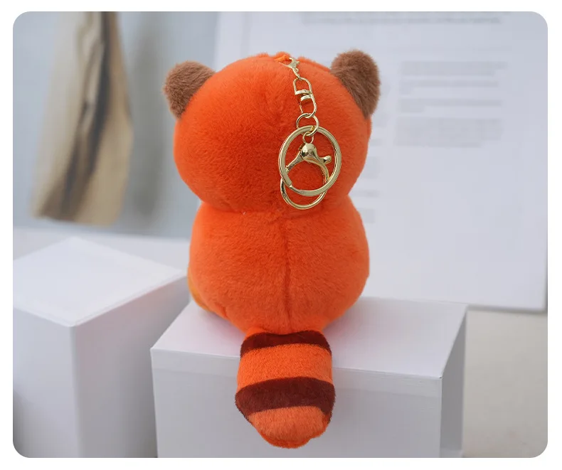 12cm Anime Mofusand Plush Keychain Pendant Bag Pendant Cartoon Cute Little Raccoon Squirrel Panda Plush Doll Sofa Ornaments Gift