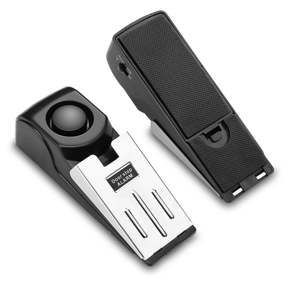 Awapow Door Stopper Alarm Portable Doorstop Security Alarm 120dB for Travel Home Apartment House Block Blocking System