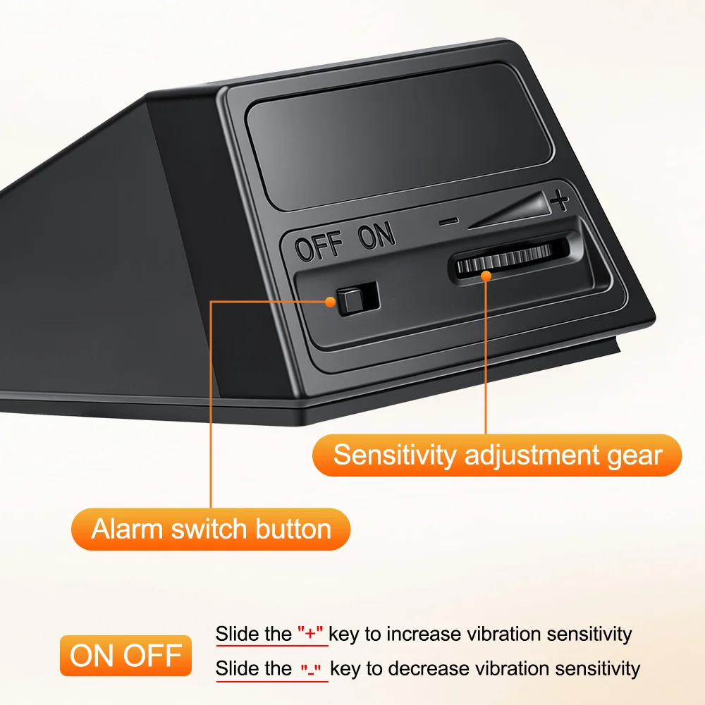 Awapow Door Stopper Alarm Portable Doorstop Security Alarm 120dB for Travel Home Apartment House Block Blocking System