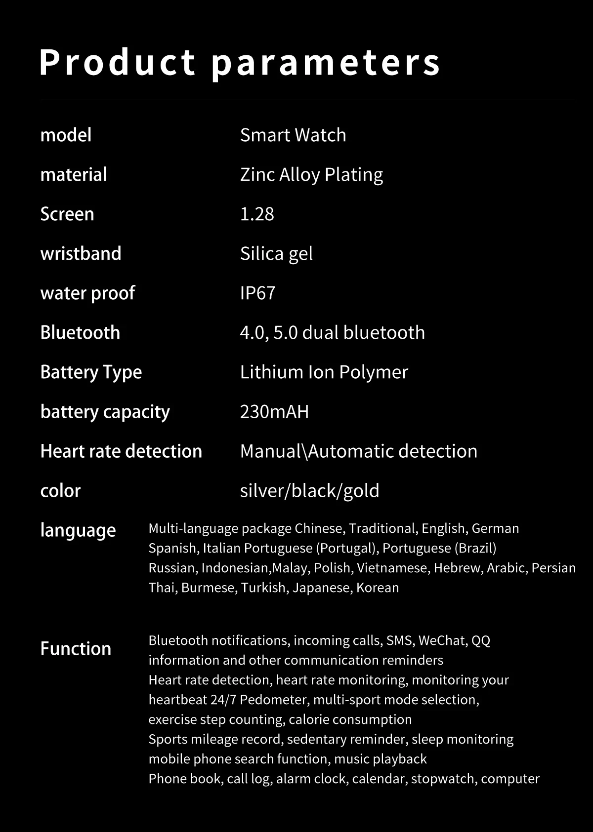 Watch 6 Upgrade SmartWatch 2026 Music Control Outdoor Sports Watch Bluetooth Call Heart Rate Message Reminder Weather Smartwatch