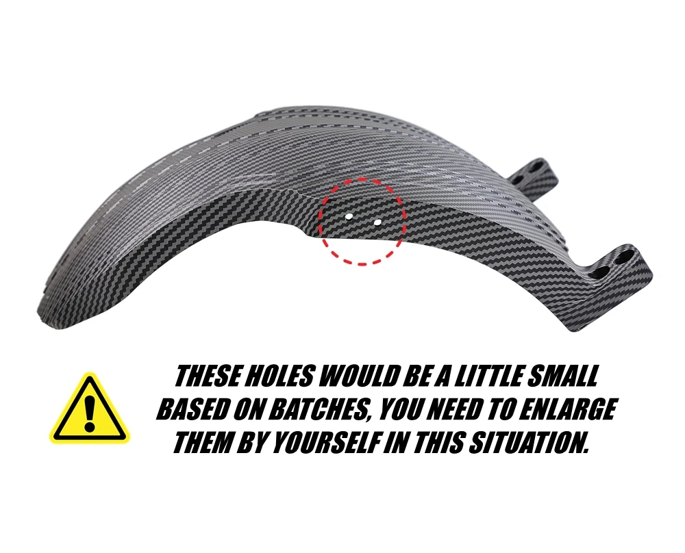 Original Mudguard for TEVERUN Electric Scooter FIGHTER SUPREME 7260R Fender of Both Front & Rear 13-Inch Motor Splash Guard