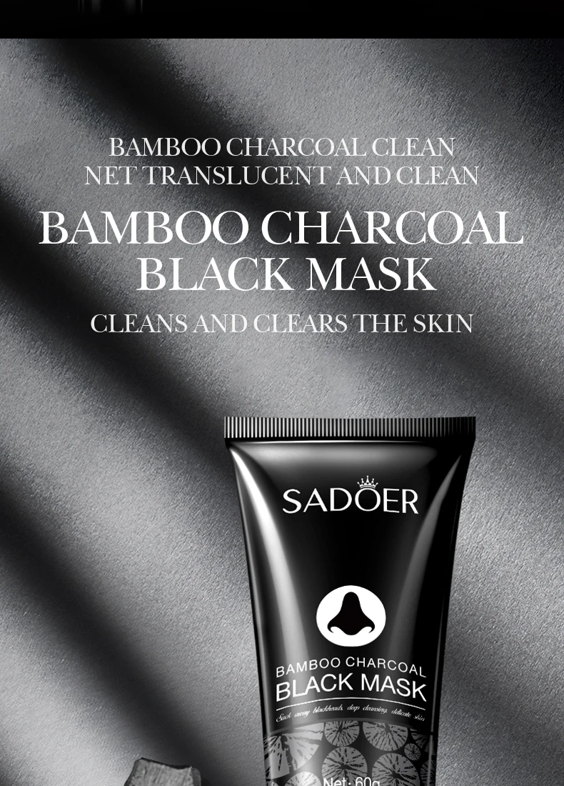 1/3/5/10PCS Bamboo Charcoal Nose Blackhead Remover Mask Deep Cleansing Shrink Pore Mask Skin Care Nose Black Dots Pore Skin Care