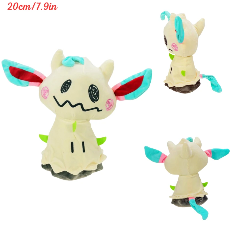 Pokemon Shiny Mimikyu Plush Toys Mimikyu Cos Snorlax Charizard Mewtwo Umbreon Vaporeon Sylveon Kawaii Stuffed Peluche Dolls Kids