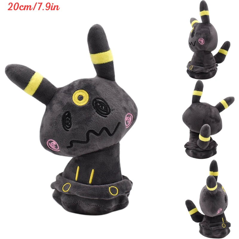 Pokemon Shiny Mimikyu Plush Toys Mimikyu Cos Snorlax Charizard Mewtwo Umbreon Vaporeon Sylveon Kawaii Stuffed Peluche Dolls Kids