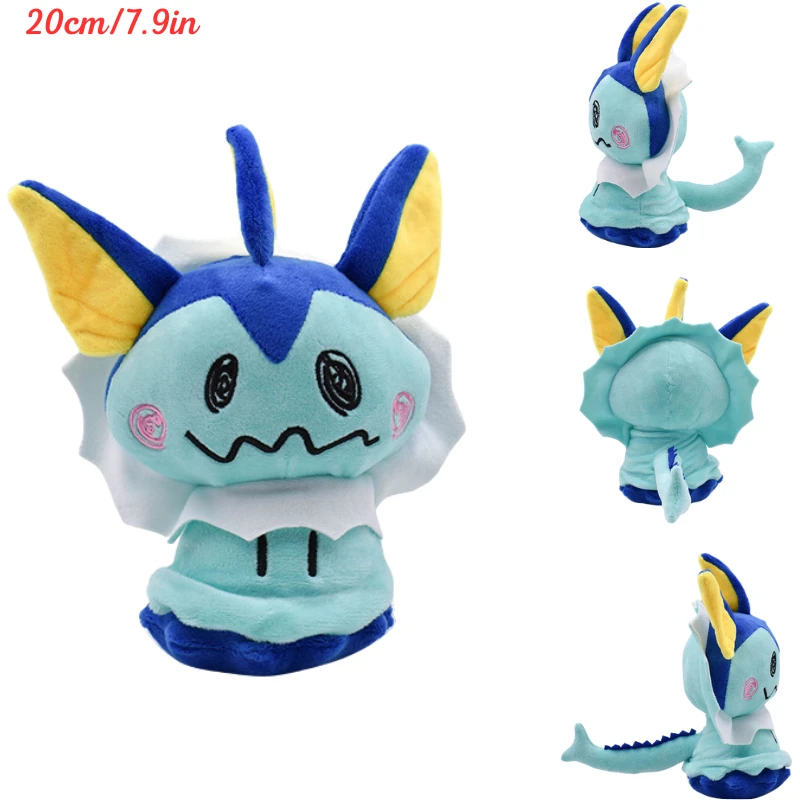 Pokemon Shiny Mimikyu Plush Toys Mimikyu Cos Snorlax Charizard Mewtwo Umbreon Vaporeon Sylveon Kawaii Stuffed Peluche Dolls Kids