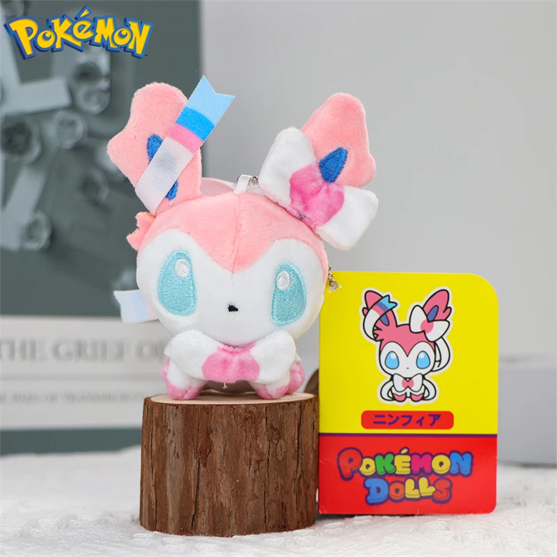 Eevee Umbreon Sylveon Espeon Vaporeon Plush Toys Keychain Sylveon Espeon Duskull Haunter Flareon Stuffed Peluche Doll Gifts Kids