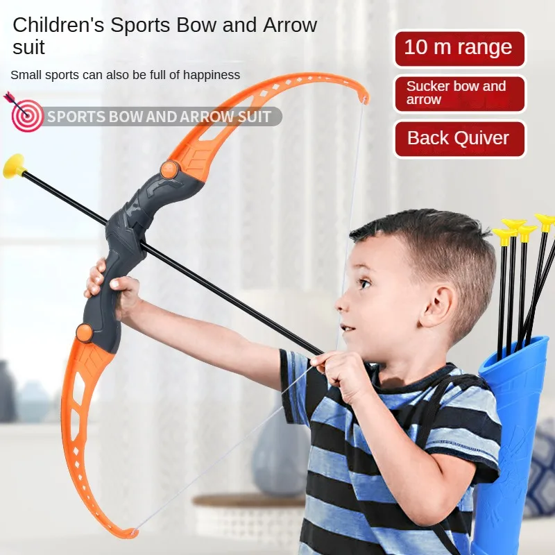 Kids Bow and Arrow Set Outdoor Archery Toys Set for Kids Ages 4-8 8-12 with Suction Cup Arrows For Kids Adult Stress Relief