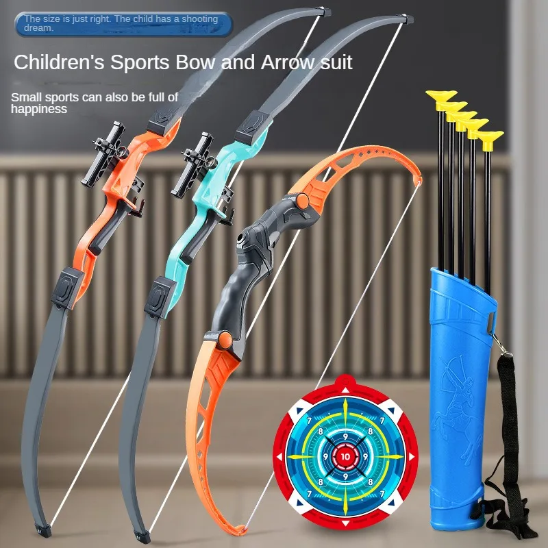 Kids Bow and Arrow Set Outdoor Archery Toys Set for Kids Ages 4-8 8-12 with Suction Cup Arrows For Kids Adult Stress Relief
