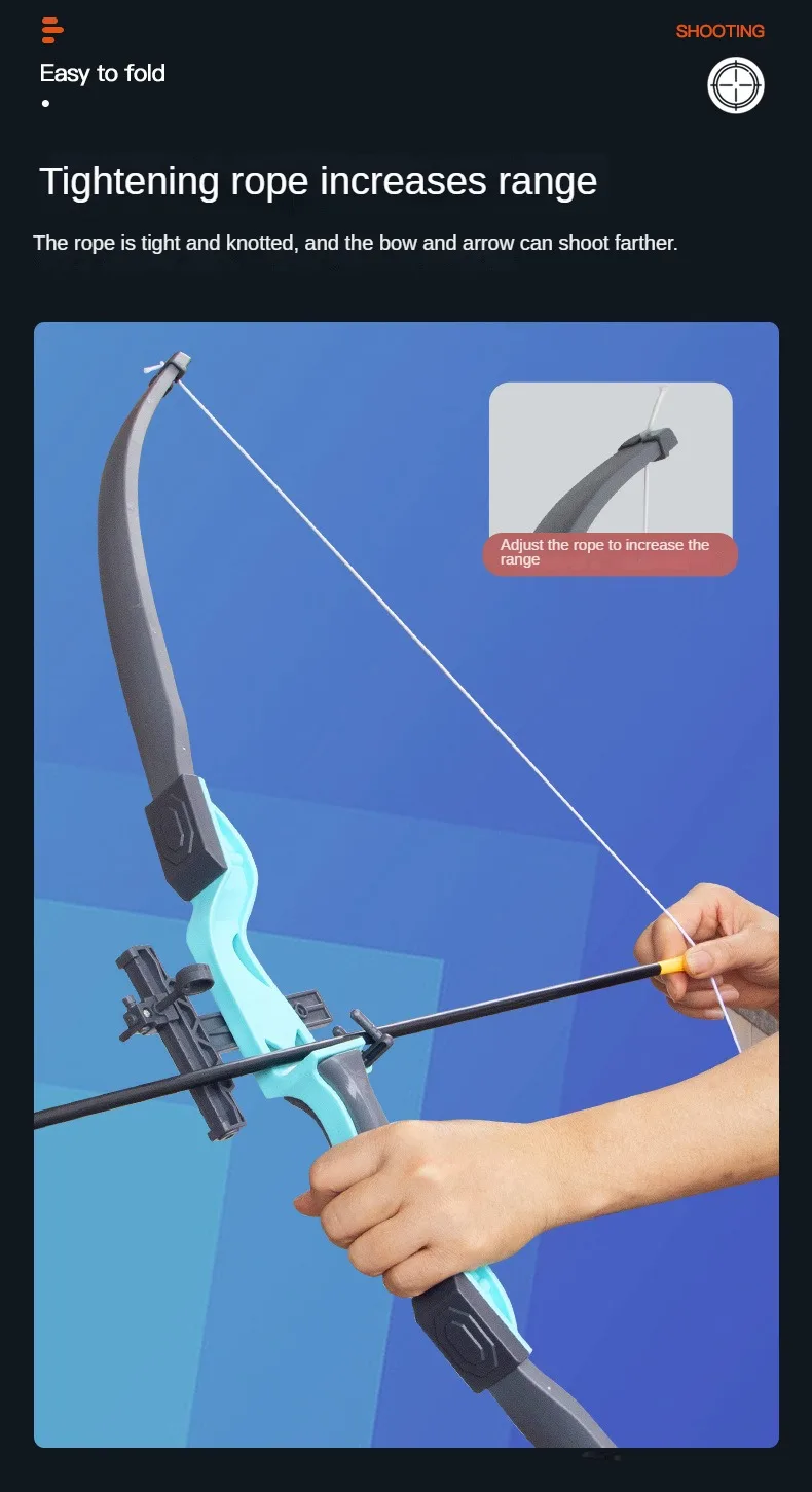Kids Bow and Arrow Set Outdoor Archery Toys Set for Kids Ages 4-8 8-12 with Suction Cup Arrows For Kids Adult Stress Relief