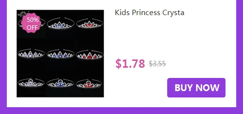 Beautiful Cute Kid Princess Tiaras and Crowns Crystal Headband Bridal Crown Wedding Party Hair Accessories Girls Fashion Jewelry