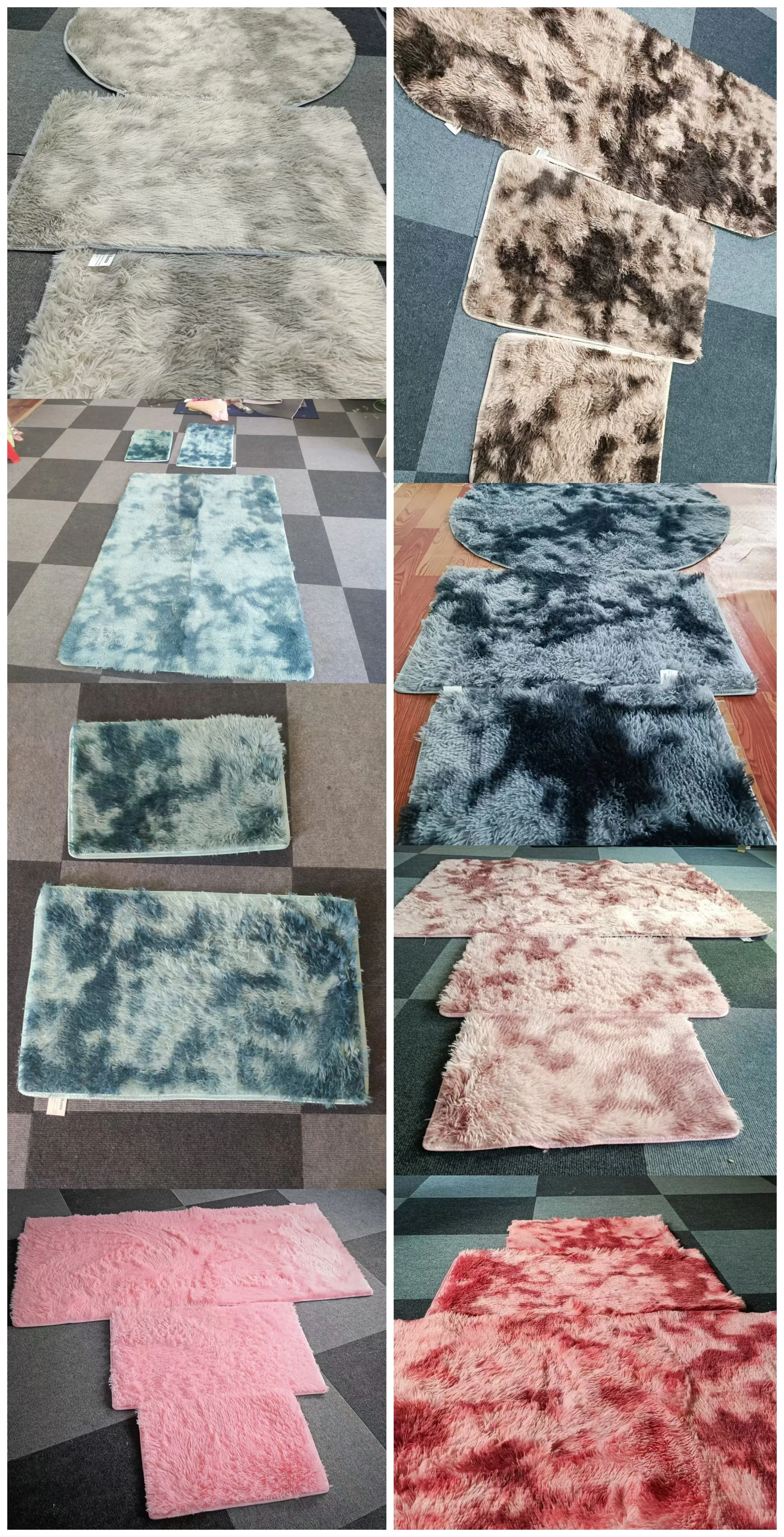 VIKAMA Silk Wool Carpet Bedroom Living Room Carpet Ins Style Scandinavian Home Floor Mats Home Decoration