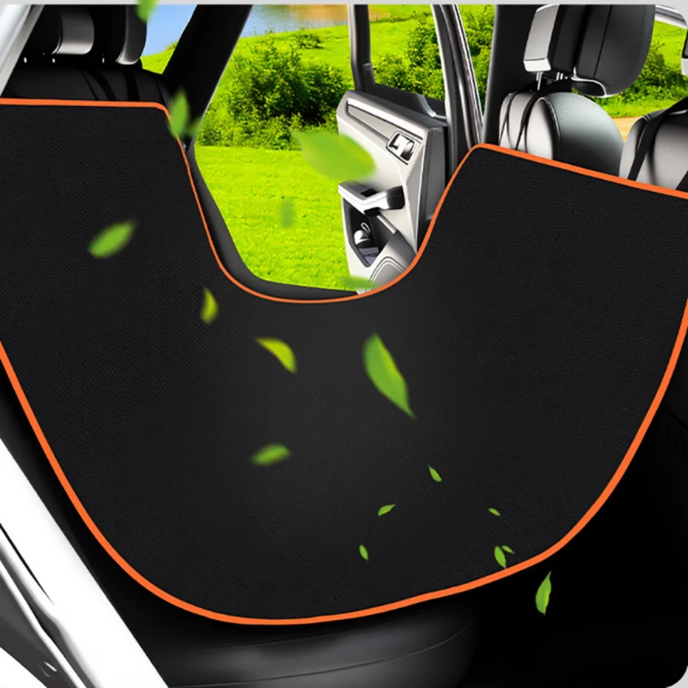 Dog Car Seat Cover for Back Seat, Duty Waterproof & Scratch-Resistant Dog Hammock for Car, Back Seat Pet Cover for Dogs