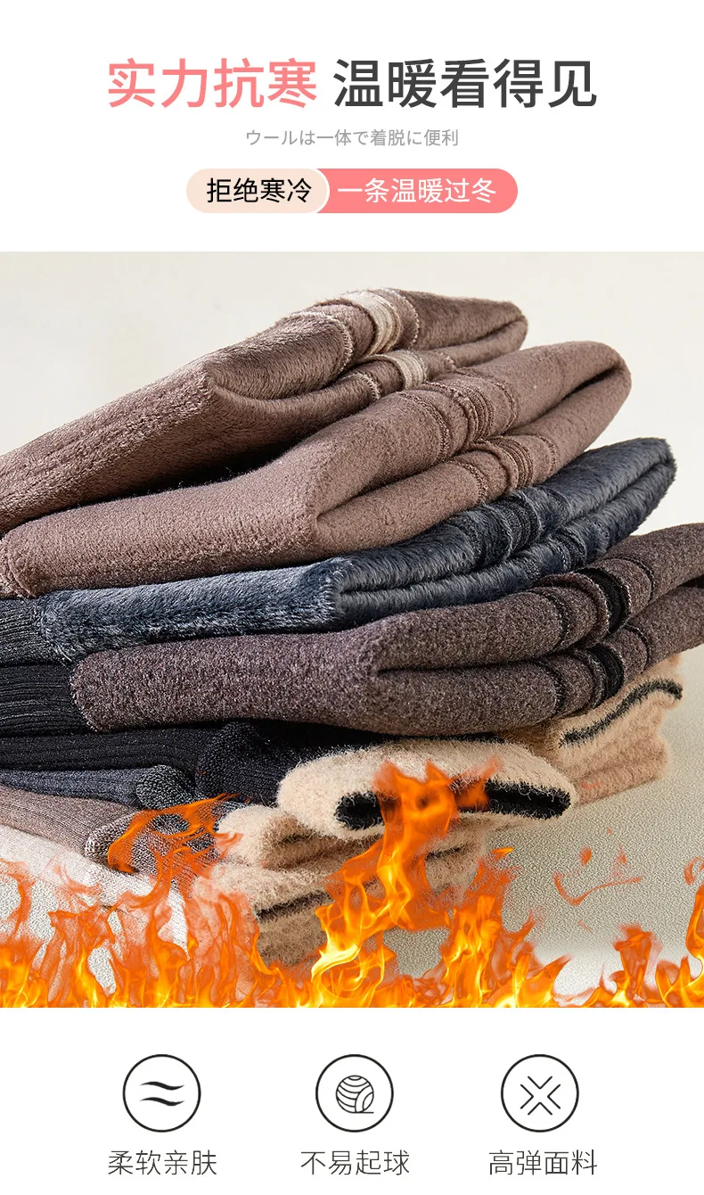 2027 Autumn Winter Baby Girls Pant Baby Cotton Warm Leggings Children's Velvet Pants Solid Trousers Kids Clothes Korean Style
