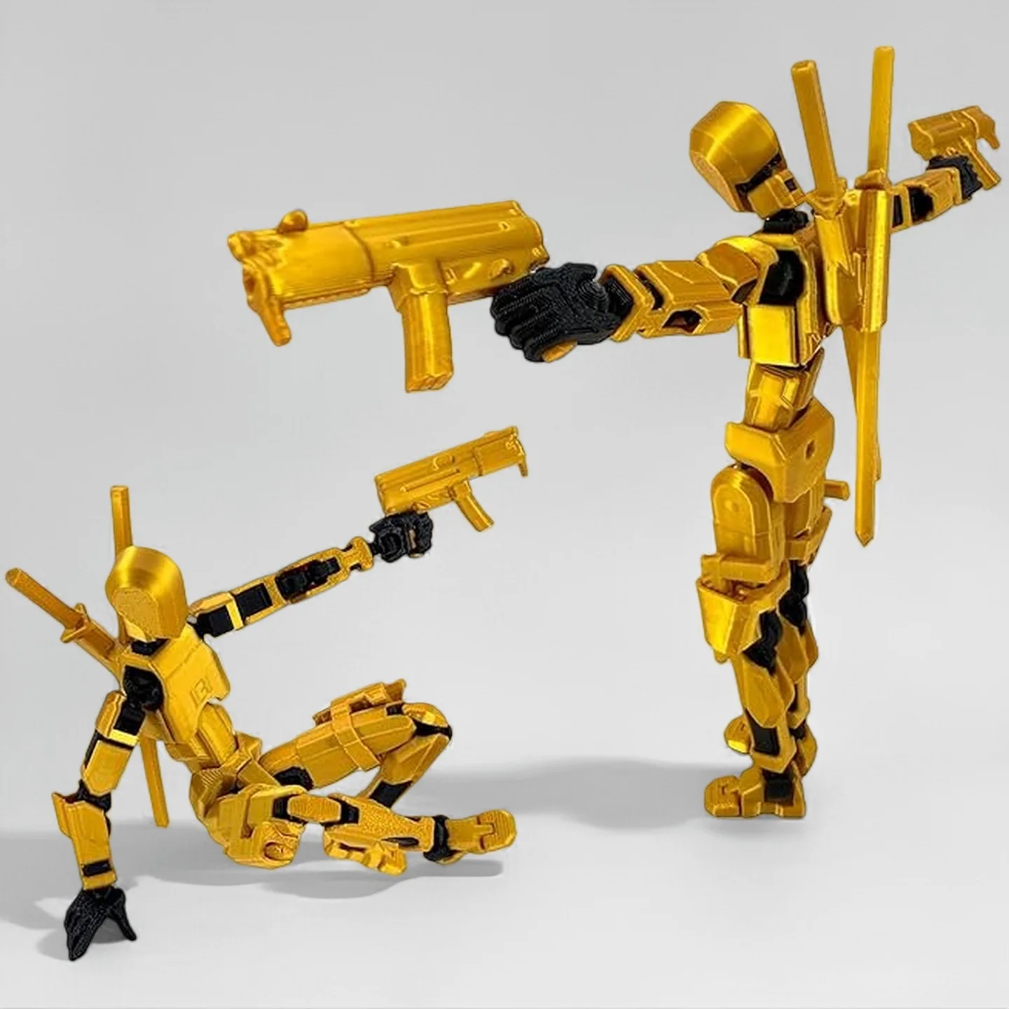 T13 Titan 13 Action Figure Set Robot Action Figure 3D Printed Robo 13 Action Fidget Toys For Collectors Desktop Decorations