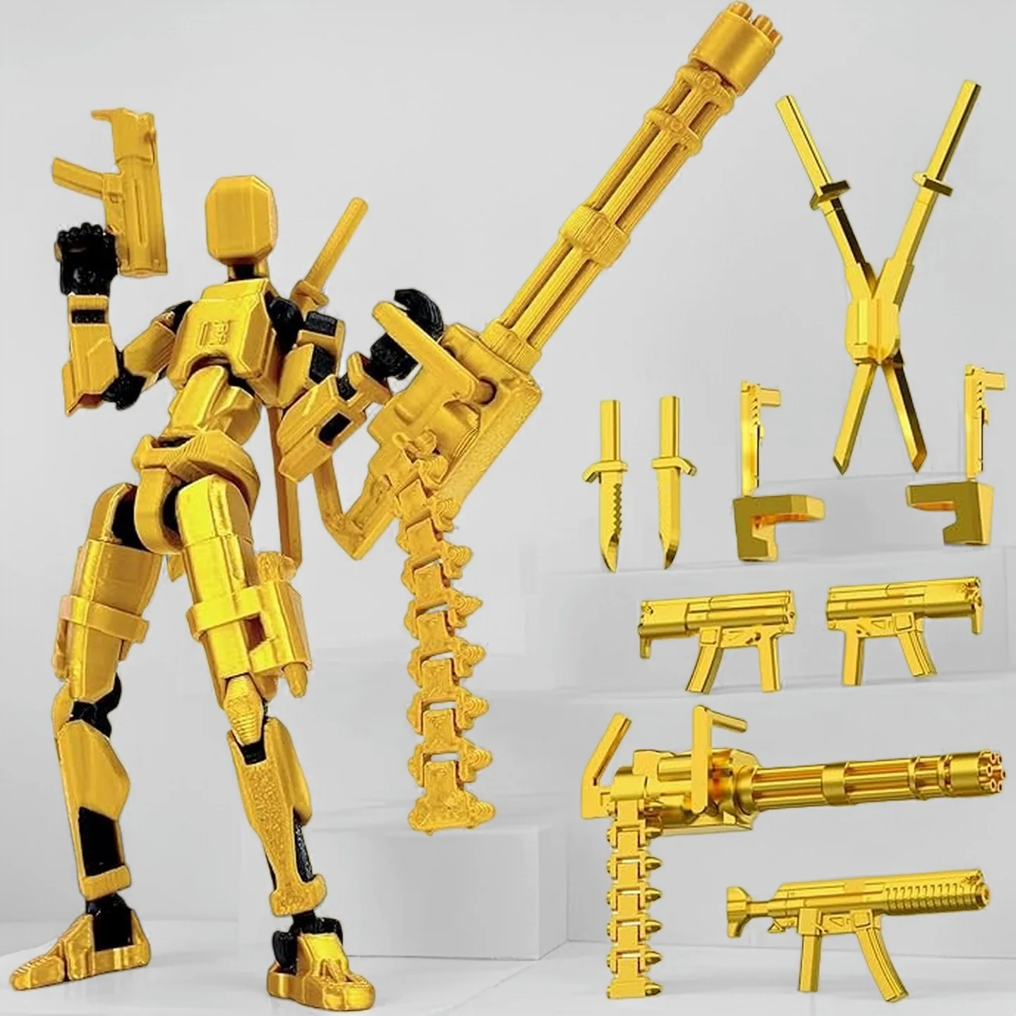 T13 Titan 13 Action Figure Set Robot Action Figure 3D Printed Robo 13 Action Fidget Toys For Collectors Desktop Decorations