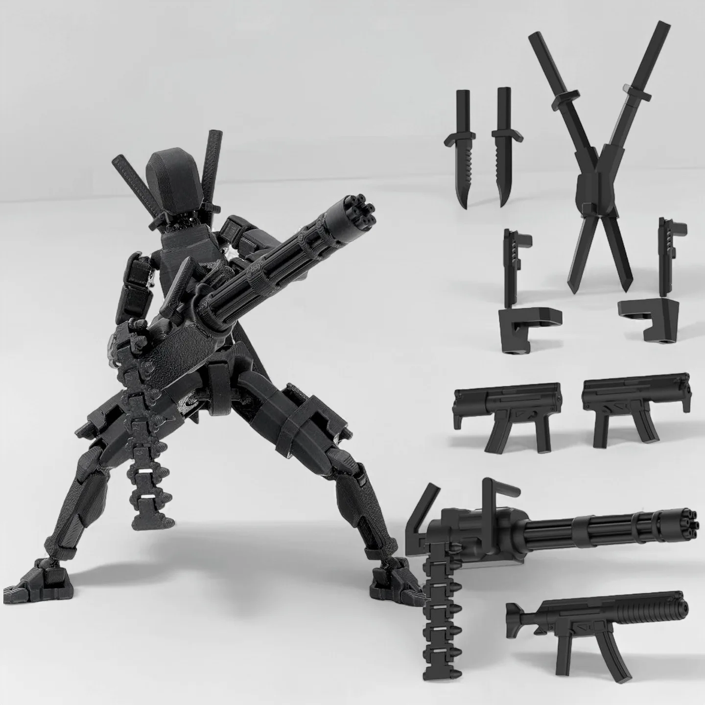 T13 Titan 13 Action Figure Set Robot Action Figure 3D Printed Robo 13 Action Fidget Toys For Collectors Desktop Decorations