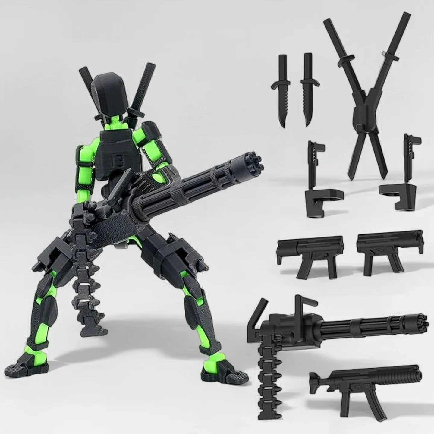 T13 Titan 13 Action Figure Set Robot Action Figure 3D Printed Robo 13 Action Fidget Toys For Collectors Desktop Decorations