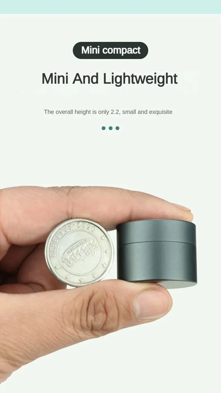 New Mini Waterproof Stainless Steel Sealing Bottle Outdoor EDC Survival Pill Box Container Casule Pill Bottle Tank Case