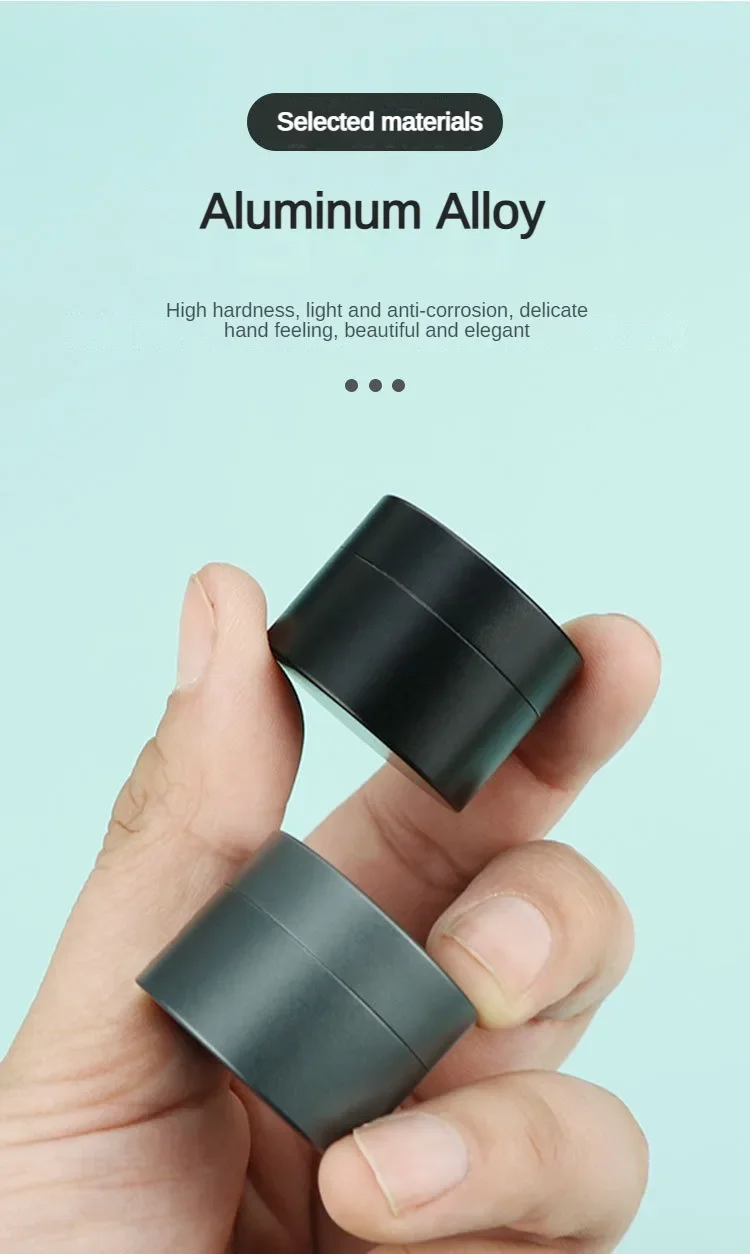 New Mini Waterproof Stainless Steel Sealing Bottle Outdoor EDC Survival Pill Box Container Casule Pill Bottle Tank Case