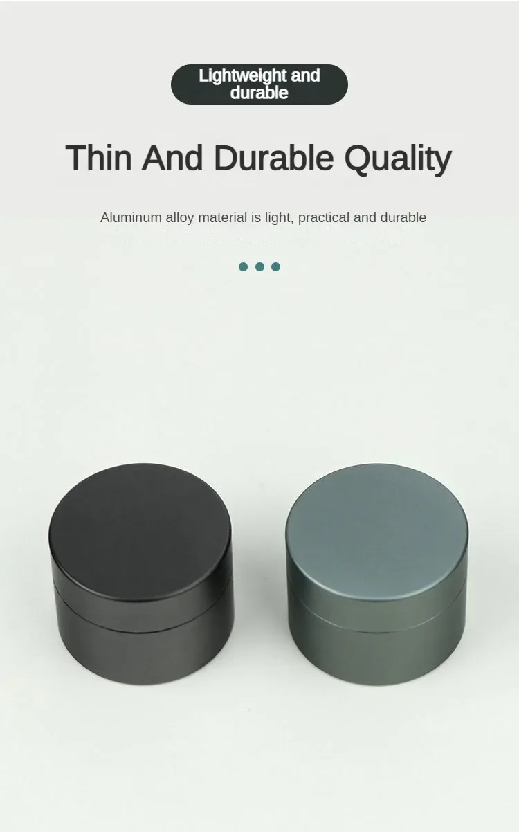 New Mini Waterproof Stainless Steel Sealing Bottle Outdoor EDC Survival Pill Box Container Casule Pill Bottle Tank Case