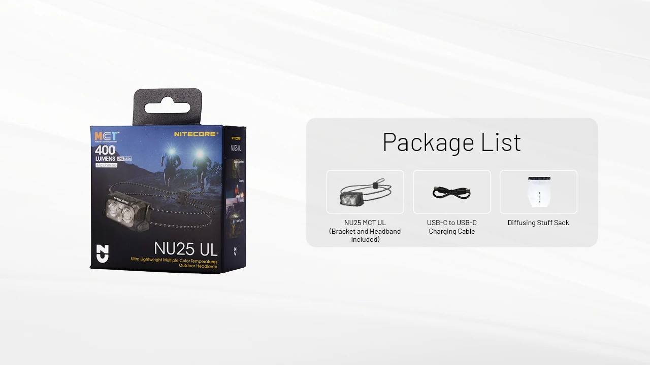 NITECORE NU25 MCT UL Headlamp
