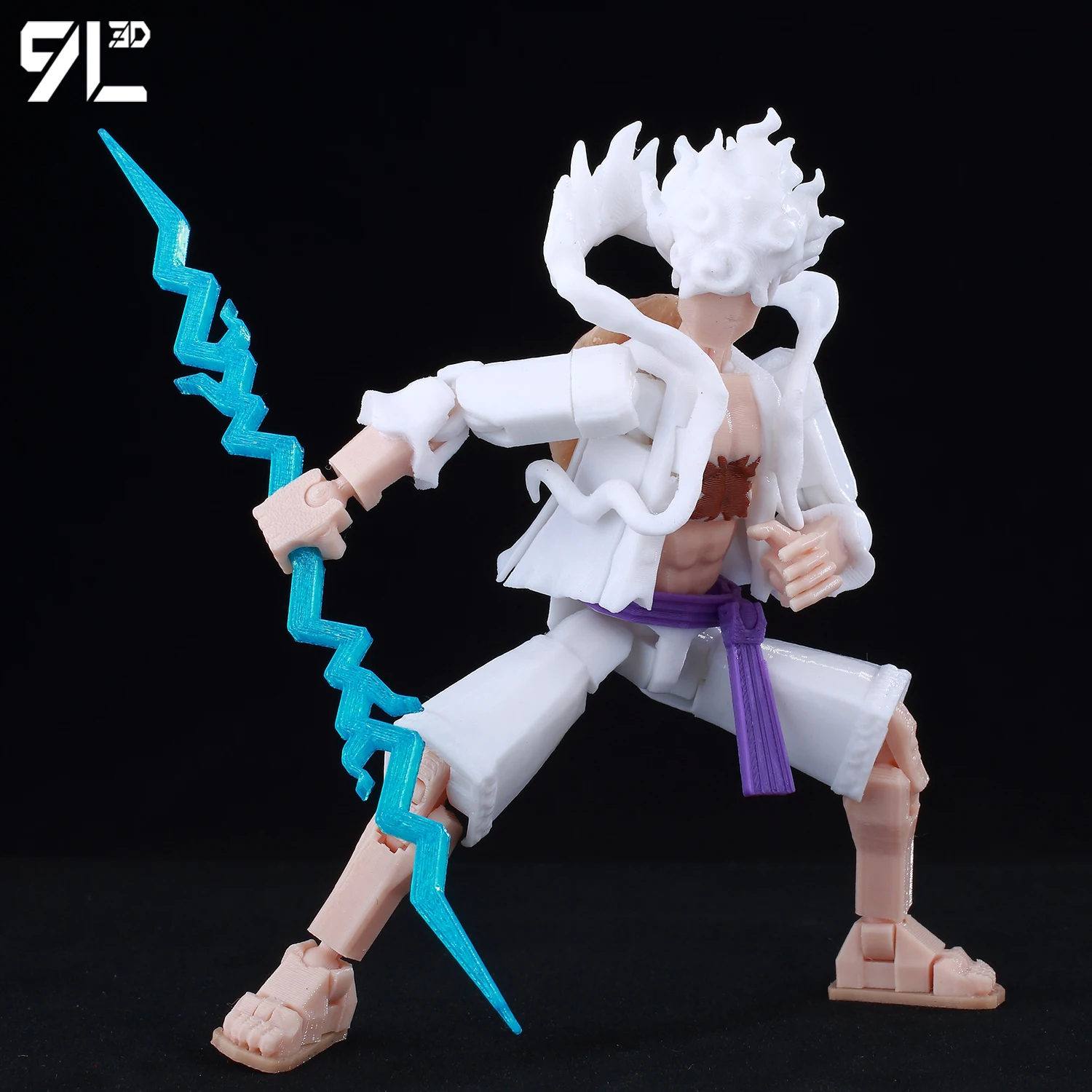 9L3D T 13 Action Figure Set Multi-Jointed Posable 3D Print Dummy 13 Robo Action Figures Lucky Collectors One Piece Desktop Decor