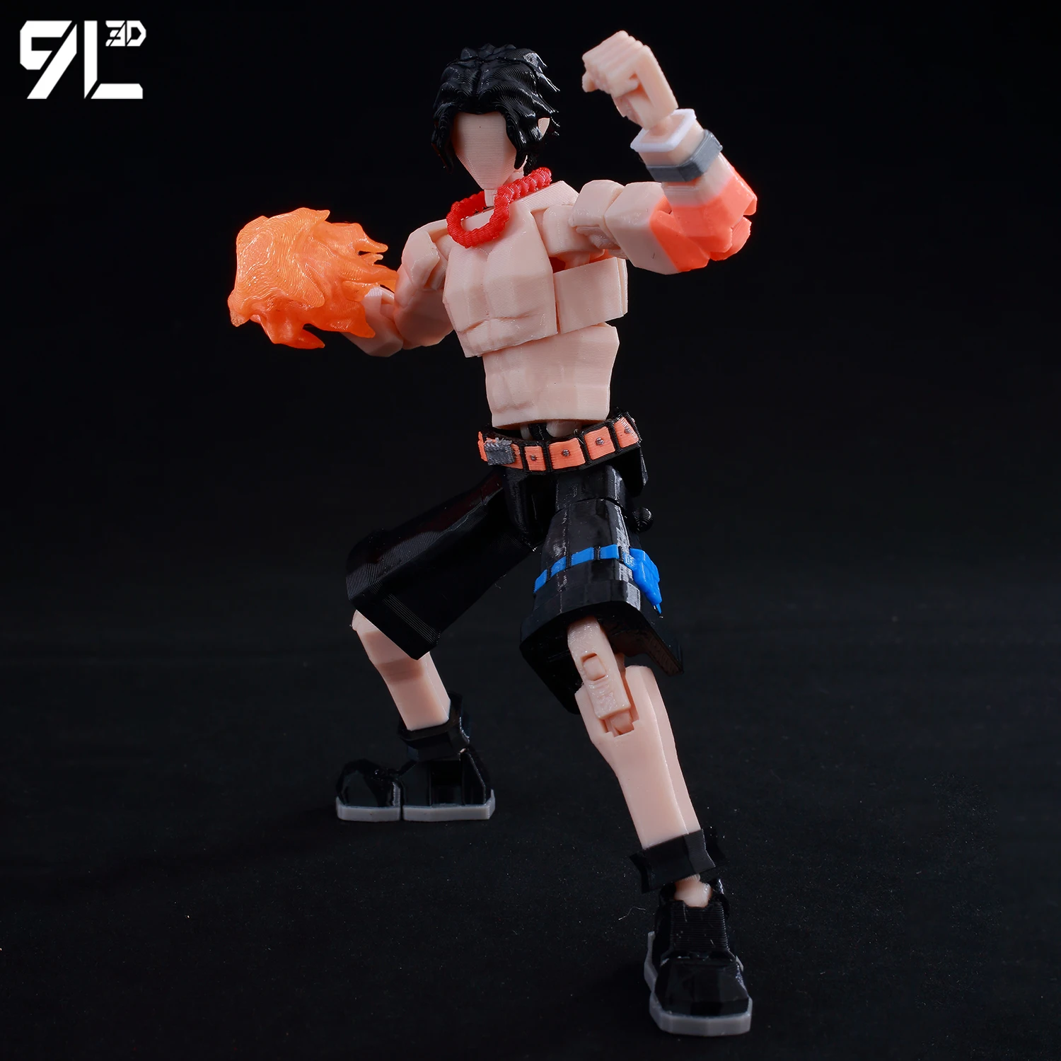 9L3D T 13 Action Figure Set Multi-Jointed Posable 3D Print Dummy 13 Robo Action Figures Lucky Collectors One Piece Desktop Decor