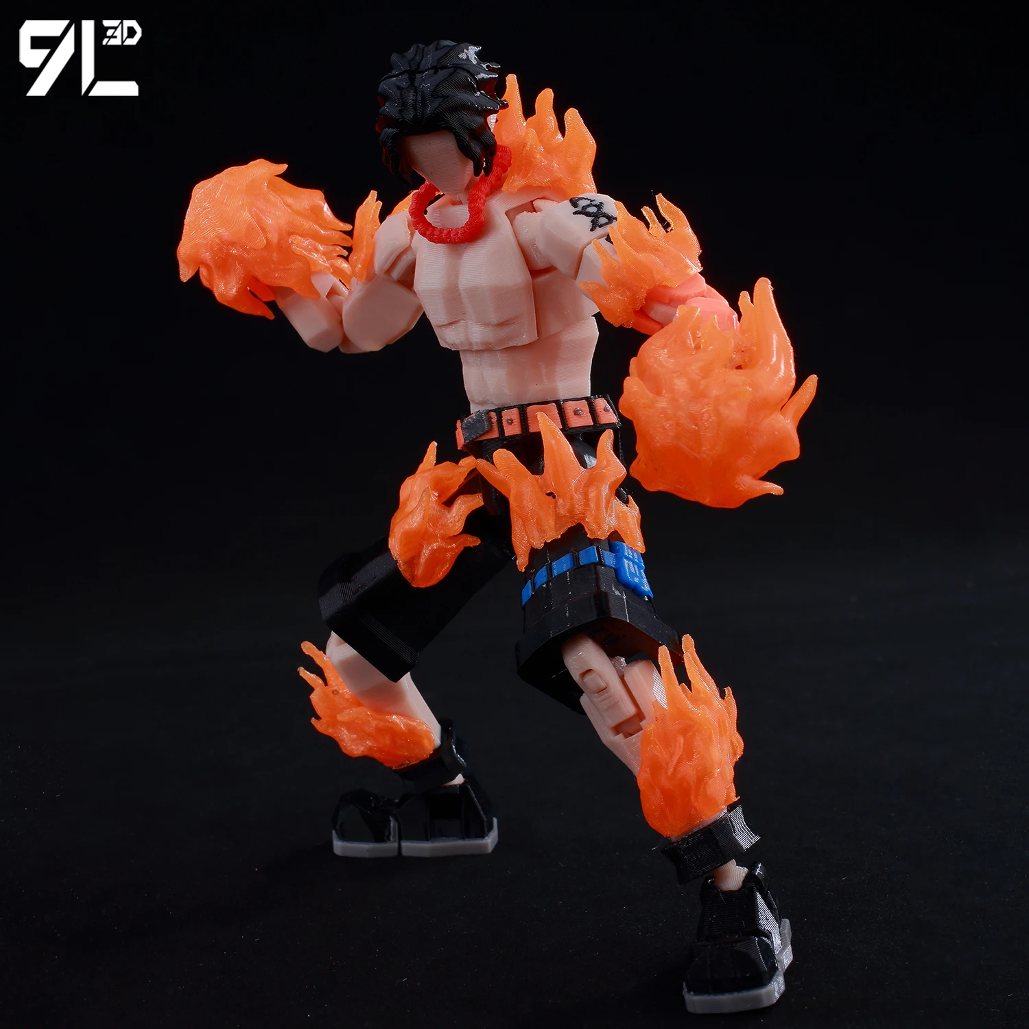 9L3D T 13 Action Figure Set Multi-Jointed Posable 3D Print Dummy 13 Robo Action Figures Lucky Collectors One Piece Desktop Decor