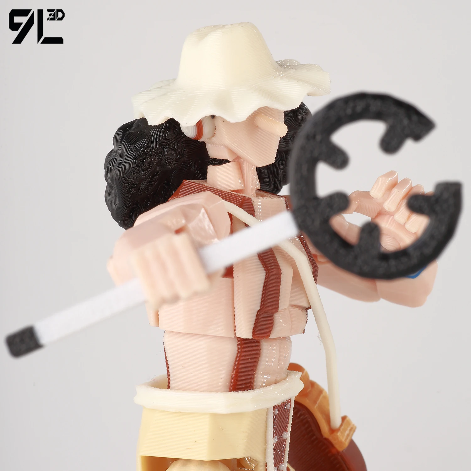 9L3D T 13 Action Figure Set Multi-Jointed Posable 3D Print Dummy 13 Robo Action Figures Lucky Collectors One Piece Desktop Decor