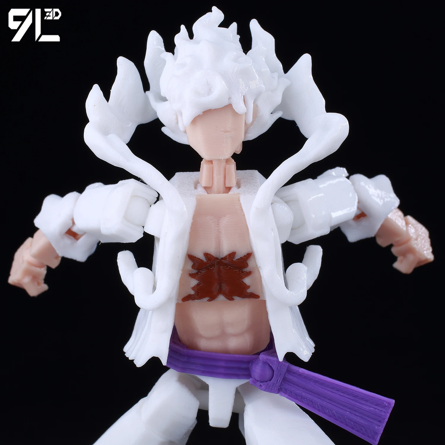 9L3D T 13 Action Figure Set Multi-Jointed Posable 3D Print Dummy 13 Robo Action Figures Lucky Collectors One Piece Desktop Decor