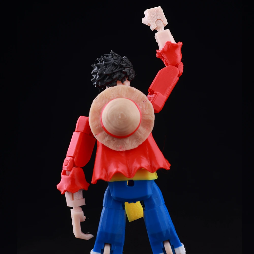 9L3D T 13 Action Figure Set Multi-Jointed Posable 3D Print Dummy 13 Robo Action Figures Lucky Collectors One Piece Desktop Decor