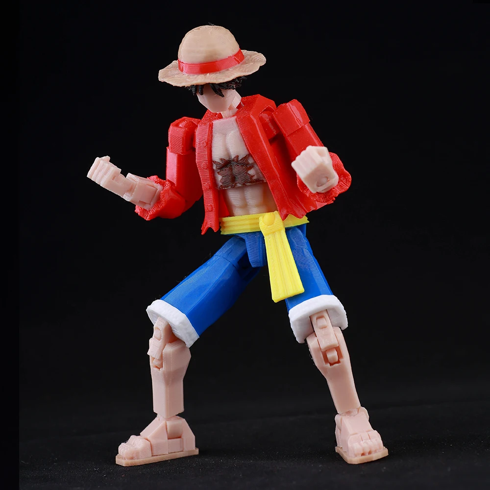 9L3D T 13 Action Figure Set Multi-Jointed Posable 3D Print Dummy 13 Robo Action Figures Lucky Collectors One Piece Desktop Decor