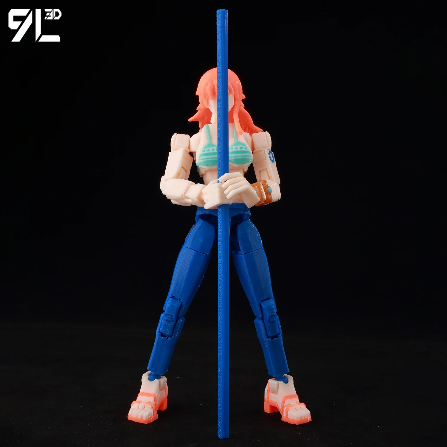 9L3D T 13 Action Figure Set Multi-Jointed Posable 3D Print Dummy 13 Robo Action Figures Lucky Collectors One Piece Desktop Decor