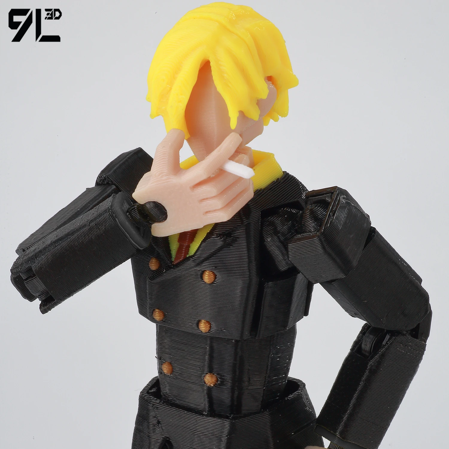 9L3D T 13 Action Figure Set Multi-Jointed Posable 3D Print Dummy 13 Robo Action Figures Lucky Collectors One Piece Desktop Decor