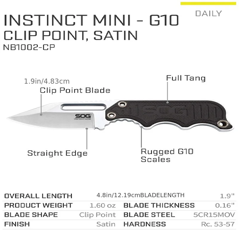 5CR15 stainless steel lightweight EDC small straight knife, K sheath carry sharp tool, rubber handle comfortable grip, portable