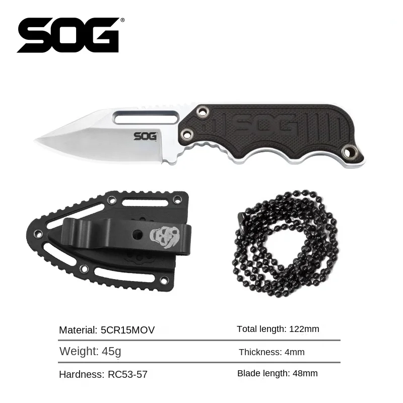 5CR15 stainless steel lightweight EDC small straight knife, K sheath carry sharp tool, rubber handle comfortable grip, portable